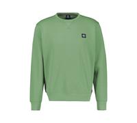 Sweatshirt LERROS "LERROS Urbaner Sweatshirtstyle", Herren, Gr. XXXL, grün (sage grün), 50% Baumwolle, 50% Polyester, Langarm, Sweatshirts (81840948-XXXL) sage grün