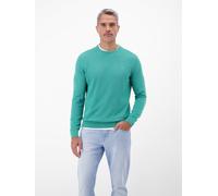 LERROS Sweatshirt in dynamischer 2-Tone-Optik - Soft Teal L