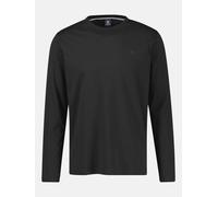 LERROS Sweatshirt mit O-Neck aus Baumwolle in großen Größen - Black 5XL