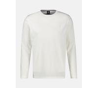 LERROS Sweatshirt mit O-Neck aus Baumwolle in großen Größen - Broken White 6XL