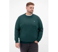 LERROS Sweatshirt mit Rundkragen aus Baumwollmix, große Größen - Cedar Green 6XL