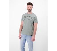 LERROS T-Shirt aus Baumwolle mit Brustprint - Storm Grey S