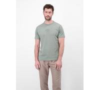 LERROS T-Shirt aus Baumwolle mit Print - Storm Grey XL