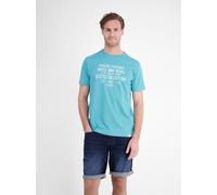 LERROS T-Shirt Herren Baumwolle blau, M