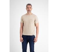 LERROS Strick-T-Shirt mit Brusttasche - Tender Beige Melange XXXL