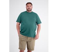 T-Shirt LERROS "T-Shirt in Cool & Dry Qualität, große Größen", Herren, Gr. 3XL, soft teal, 75% Baumwolle, 25% Polyester, Rundhals, Shirts T-Shirt (81025861-XXXL) soft teal