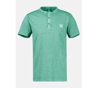 LERROS T-Shirt in Fineliner-Optik, Rundhalsausschnitt - Mint Water XL