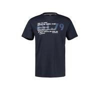Kurzarmshirt LERROS, Damen, Gr. L, classic navy, Jersey, Obermaterial: 100% Baumwolle, bedruckt, normal hüftbedeckend, Rundhals, Shirts, mit Print (28628643-L) classic navy