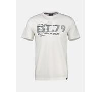 LERROS T-Shirt mit Brustprint, Grosse Grössen - Broken White 6XL