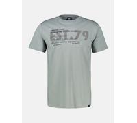 LERROS T-Shirt mit Brustprint, Grosse Grössen - Storm Grey 4XL