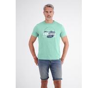 LERROS T-Shirt mit Brustprint und Rundhalsausschnitt - Mint Water XXL