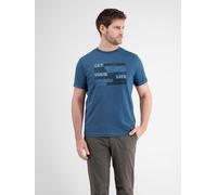 LERROS T-Shirt mit modischem Print - Storm Blue S
