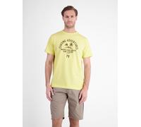 LERROS T-Shirt mit O-Neck aus softer Baumwolle mit Summervibe-Print - Lemon Water XL