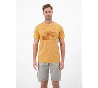LERROS T-Shirt mit O-Neck und Frontprint - Dull Peach XXXL