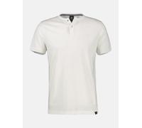 T-Shirt LERROS "T-Shirt mit Rundhalsausschnitt, grosse Größen", Jungen, Gr. 6XL, weiß (broken weiß), 100% Baumwolle, Rundhals, Shirts T-Shirt, Herren T-Shirt Übergröße, 100% Baumwolle, Einfarbig, Kurz