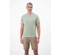 LERROS T-Shirt mit sportlichem V-Ausschnitt aus reiner Baumwolle - Bay Green XL