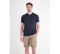 LERROS T-Shirt mit sportlichem V-Ausschnitt aus reiner Baumwolle - Classic Navy XL