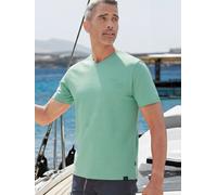 LERROS T-Shirt mit V-Neck in Strickqualität - Mint Water L