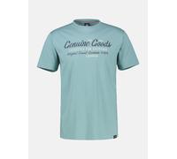 LERROS T-Shirt unifarben mit Print und 1/2-Ärmeln - Arctic Blue 3XL