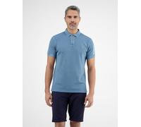 Poloshirt LERROS "LERROS Tonal-gestreiftes Poloshirt für Herren", Herren, Gr. S, crispy blau, 100% Baumwolle, ohne Ausschnitt, Kurzarm, Shirts (92737124-S) crispy blau