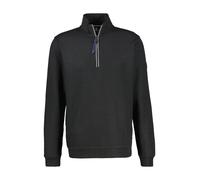 LERROS Hochwertiger Troyer aus Mischgewebe mit feiner Rippstruktur - Black XL