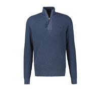 Troyer LERROS "LERROS Herren Stricktroyer in lebendiger Optik", Herren, Gr. XL, classic navy, 100% Baumwolle, ohne Ausschnitt, Pullover Troyer (84368245-XL) classic navy