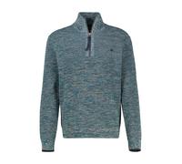 Troyer LERROS, Herren, Gr. 3XL, classic navy, Strick, Obermaterial: 100% Baumwolle, unifarben, regular fit normal, ohne Ausschnitt, Rippbündchen, Pullover, mit Logo Stickerei (20873646-XXXL) classic n