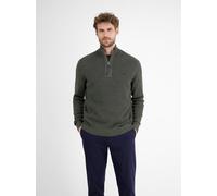 LERROS Herren Stricktroyer in Melange-Optik - Nordic Olive XL