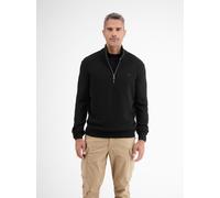 Troyer LERROS "LERROS Schurwoll-Stricktroyer mit Kaschmiranteil", Herren, Gr. L, schwarz, 88% Schurwolle, 12% Kaschmir, ohne Ausschnitt, Langarm, Pullover (32578801-L) schwarz