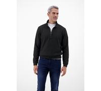 Sweatshirt LERROS "Troyer in hochwertiger Sweatqualität", Herren, Gr. XXL, schwarz, 90% Baumwolle, 10% Polyester, Sweatshirts Sweatshirt, Hochwertige Qualität für den Alltag, Regular Fit, Einfarbig (2