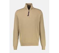 LERROS Troyer in 2-Tone-Optik aus Baumwollstrick, große Größen - Gravel Beige 5XL