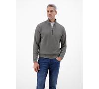LERROS Herren Troyer Regular Fit Stehkragen mit Reißverschluss Basaltgrau Größe L