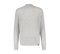 LERROS Cable-Strickpullover mit Turtleneck - Broken White Melange L