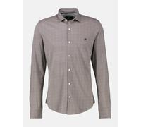 LERROS Übergrössen-Hemd mit Minimal-Karomuster - Light Coffee 5XL