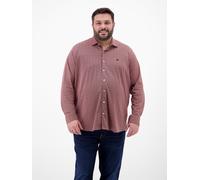 LERROS Übergrössen-Hemd mit Minimal-Karomuster - Scandinavian Red 5XL