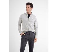 LERROS Unifarbenes Oxfordhemd - Platinum Grey S