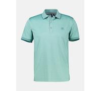 LERROS Unifarbenes Poloshirt in Piqué-Qualität - Soft Teal M