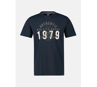 LERROS Unifarbenes T-Shirt in Übergrössen - Classic Navy 5XL