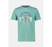LERROS Unifarbenes T-Shirt in Übergrössen - Fjord Blue 5XL