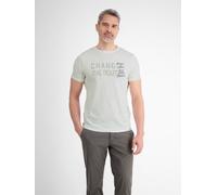 LERROS Unifarbenes T-Shirt mit Print - Broken White XL