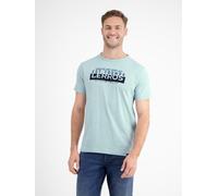 LERROS Unifarbenes T-Shirt mit Print - Cloud Blue S