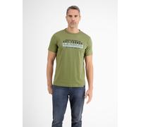 LERROS Unifarbenes T-Shirt mit Print - Sage Green S