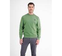 Sweatshirt LERROS "LERROS Urbaner Sweatshirtstyle", Herren, Gr. XXXL, grün (sage grün), 50% Baumwolle, 50% Polyester, Langarm, Sweatshirts (81840948-XXXL) sage grün