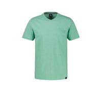LERROS T-Shirt mit V-Neck in Strickqualität - Mint Water XXL