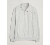 Les Deux Ben Polo Pique Sweatshirt Snow Melange Grau L