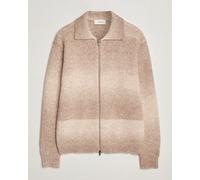 Les Deux Gannon Gradient Zipper Cardigan Prairie Sand Beige XL