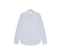 les deux - Gestreiftes Baumwoll-Leinenhemd - Konrad blau - Gr. - XXL