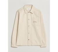 Les Deux Layton Faience Twill Overshirt Ivory Weiß L