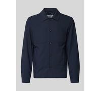 Les Deux Regular Fit Hemdjacke mit Brusttaschen Modell 'Marseille' in Marine, Größe XXL