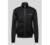 Les Deux Sweatjacke mit Label-Print Modell 'Ballier' in Black, Größe M